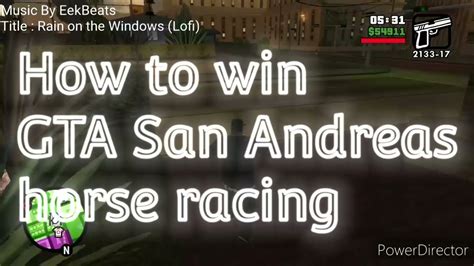 gta san andreas how to win horse race|GTA San Andreas : How to win the horse races. .